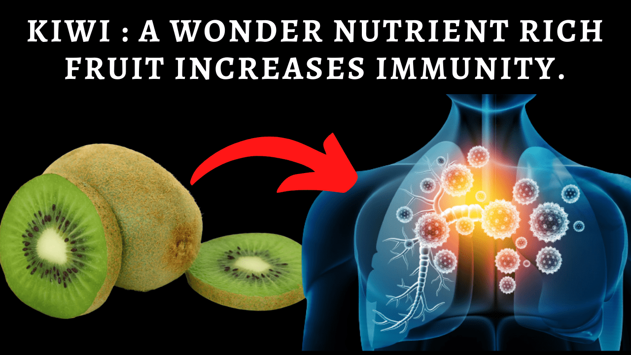 kiwi :A wonder nutrient rich fruit increases immunity.